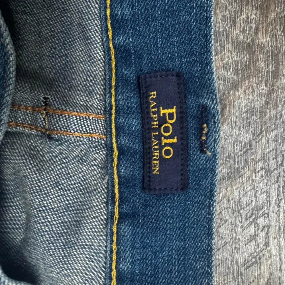 Polo Ralph Lauren Hampton Relaxed Straight Jeans 50B/30 Blue Stretch Denim